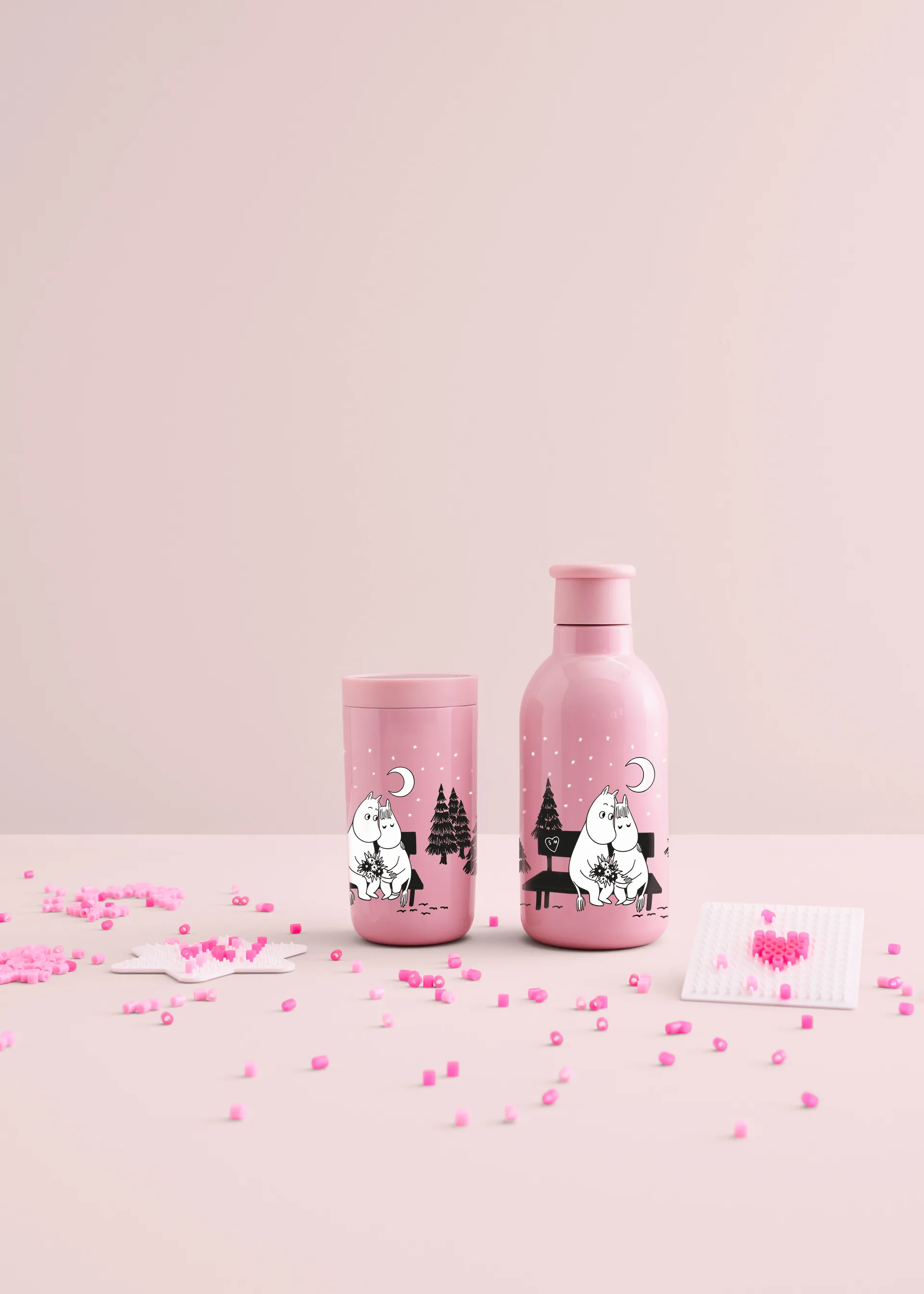 DRINK-IT Mumin Thermosflasche 0,5 L, I Love You RIG-TIG