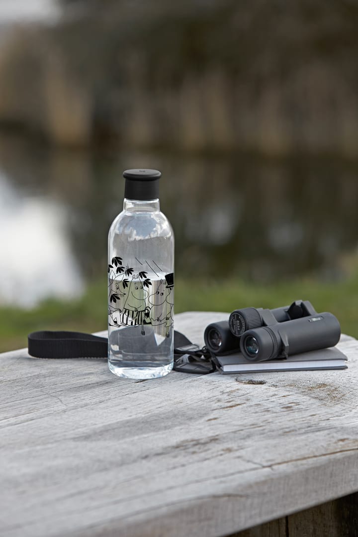 DRINK-IT Mumin Wasserflasche 0,75 l, Black RIG-TIG