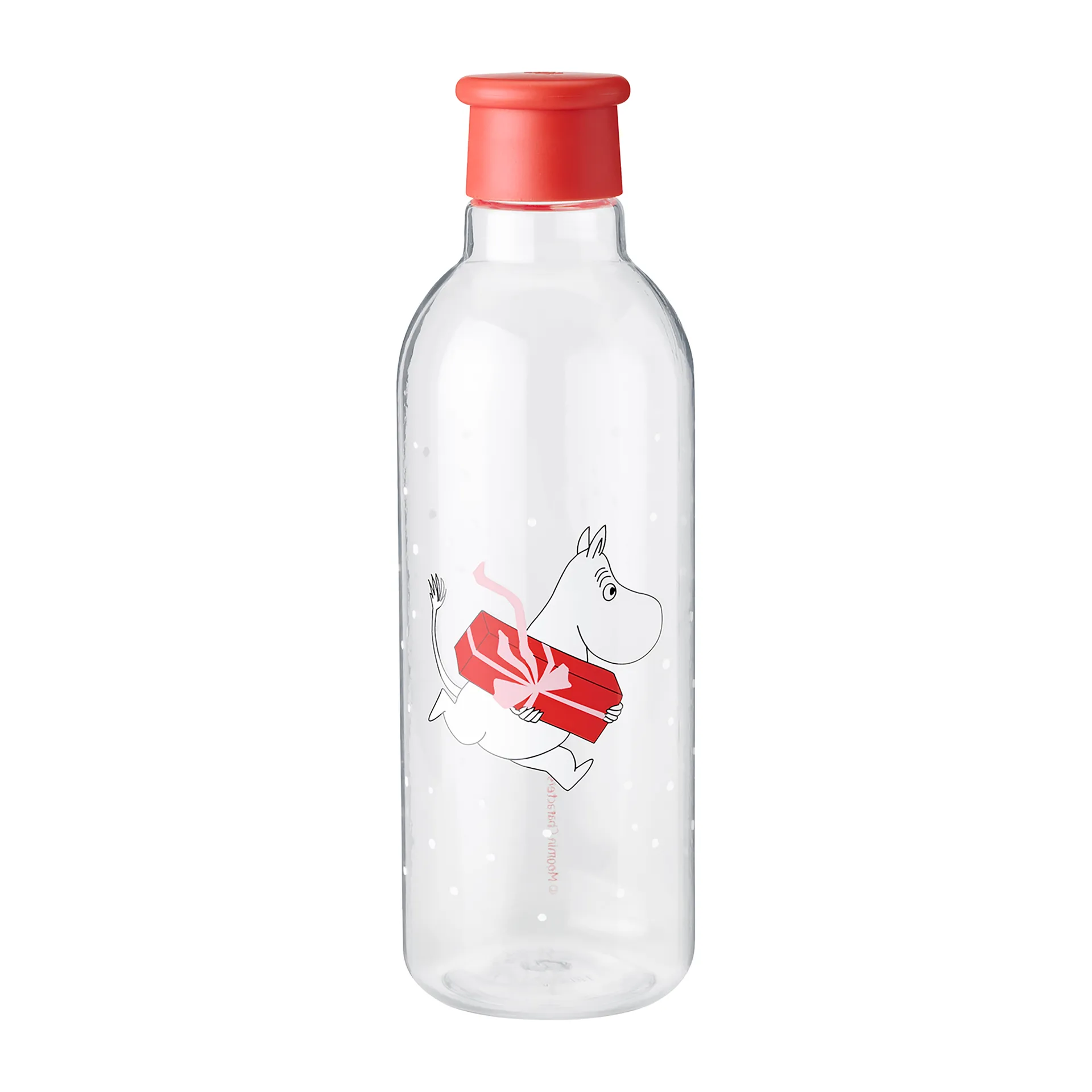 DRINK-IT Mumin Wasserflasche 0,75 l, Red RIG-TIG