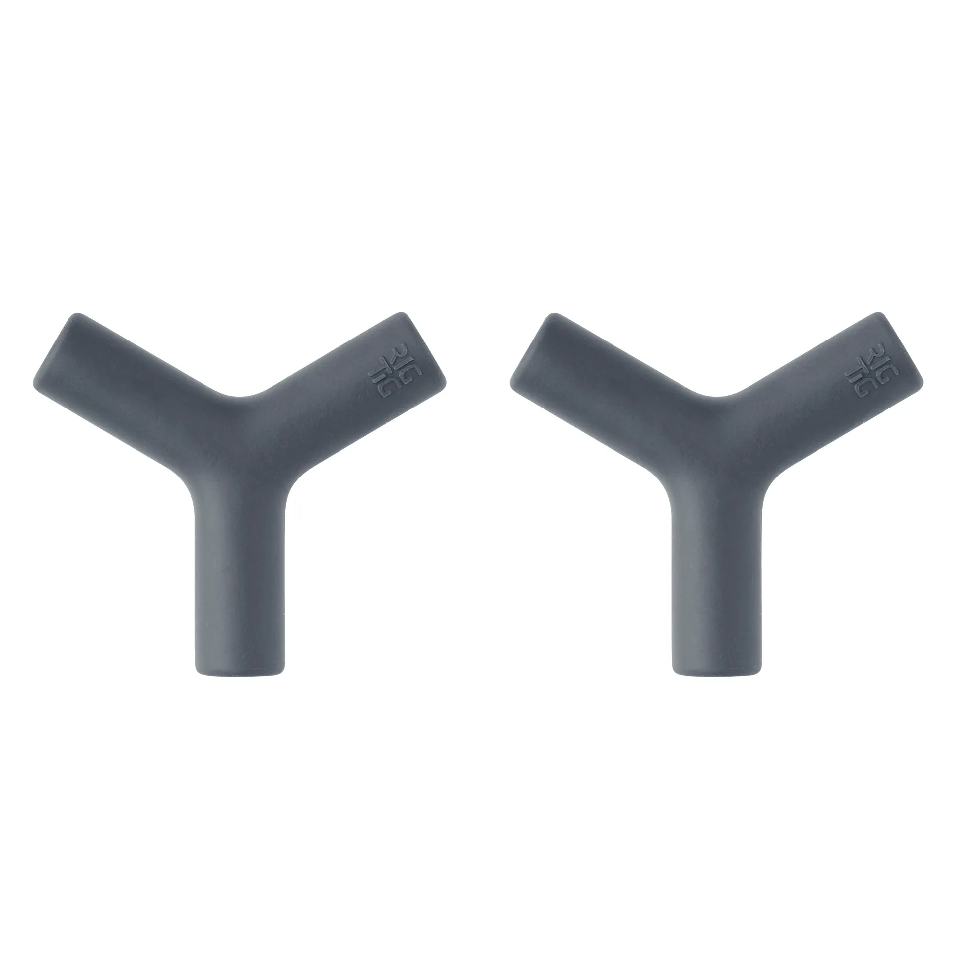 HANG-IT Wandhaken 2er Pack, Dunkelgrau RIG-TIG