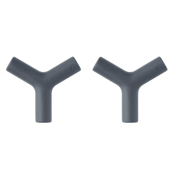 HANG-IT Wandhaken 2er Pack, Dunkelgrau RIG-TIG