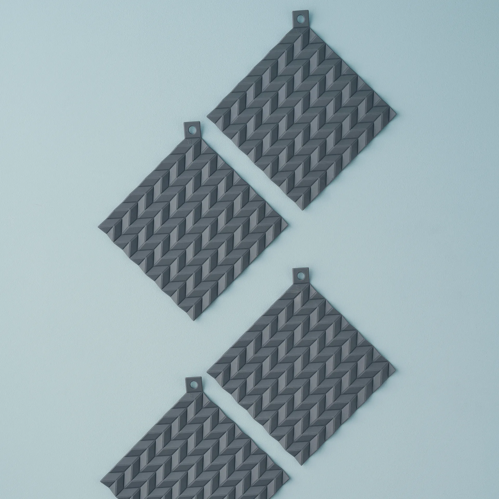 HOLD-ON Topflappen 2er Pack, Grau RIG-TIG