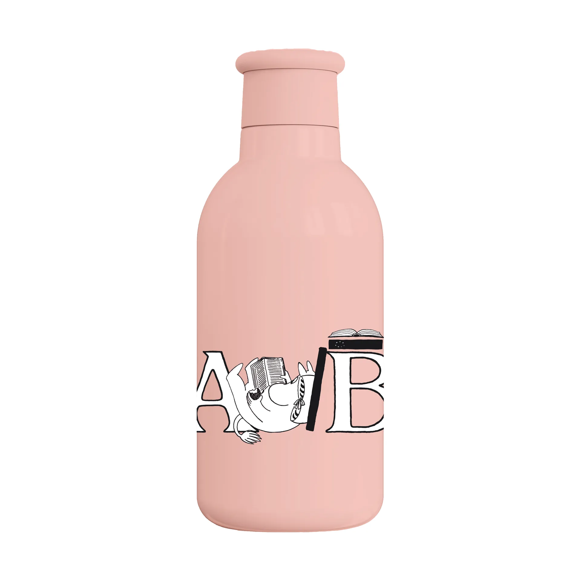 Moomin ABC Thermosflasche 0,5 L, Moomin salmon RIG-TIG