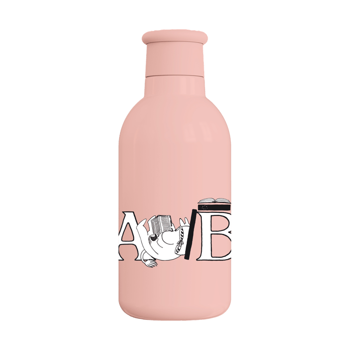 Moomin ABC Thermosflasche 0,5 L - Moomin salmon - RIG-TIG