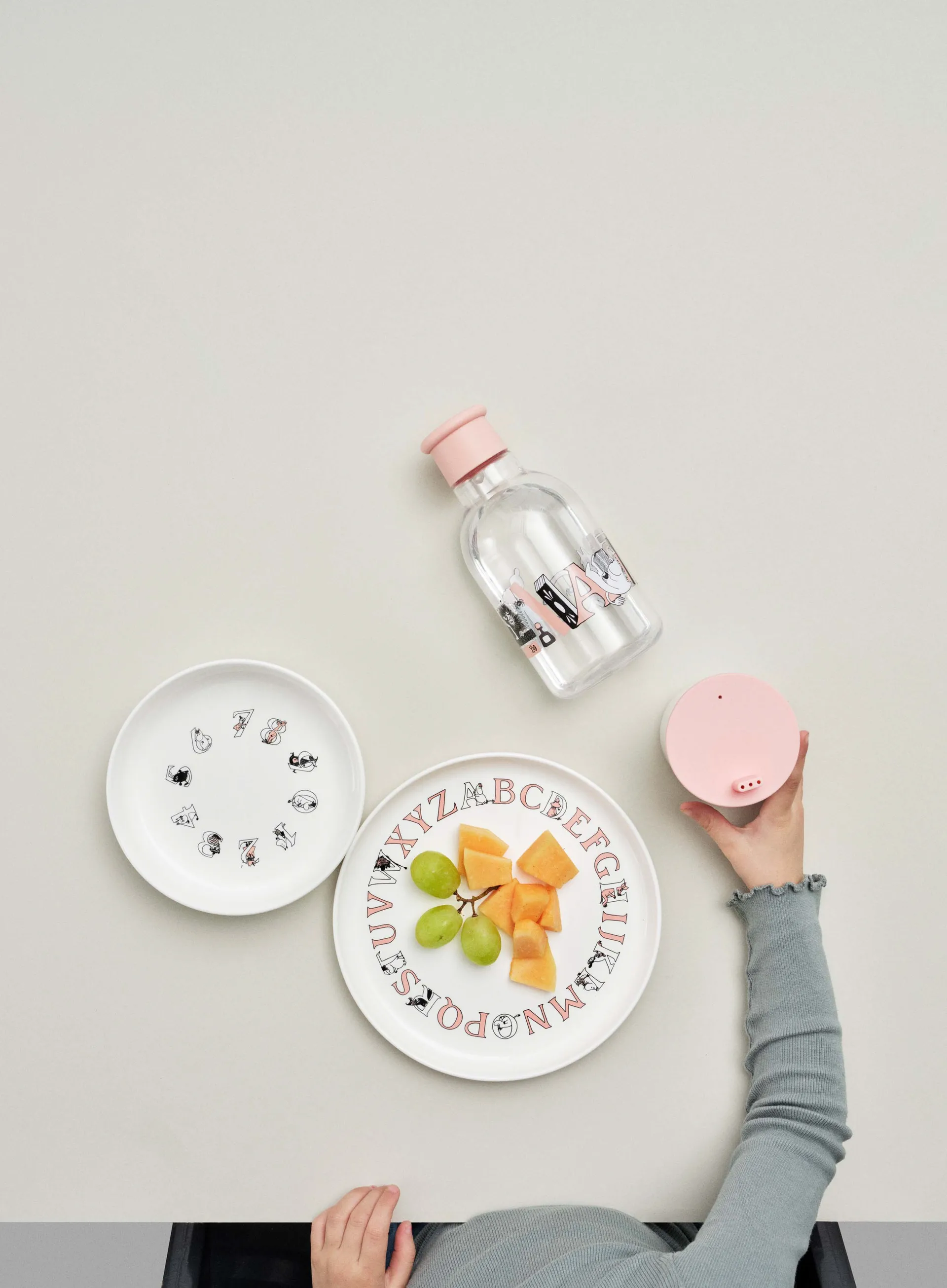 Moomin ABC Trinkdeckell für Tasse, Salmon RIG-TIG