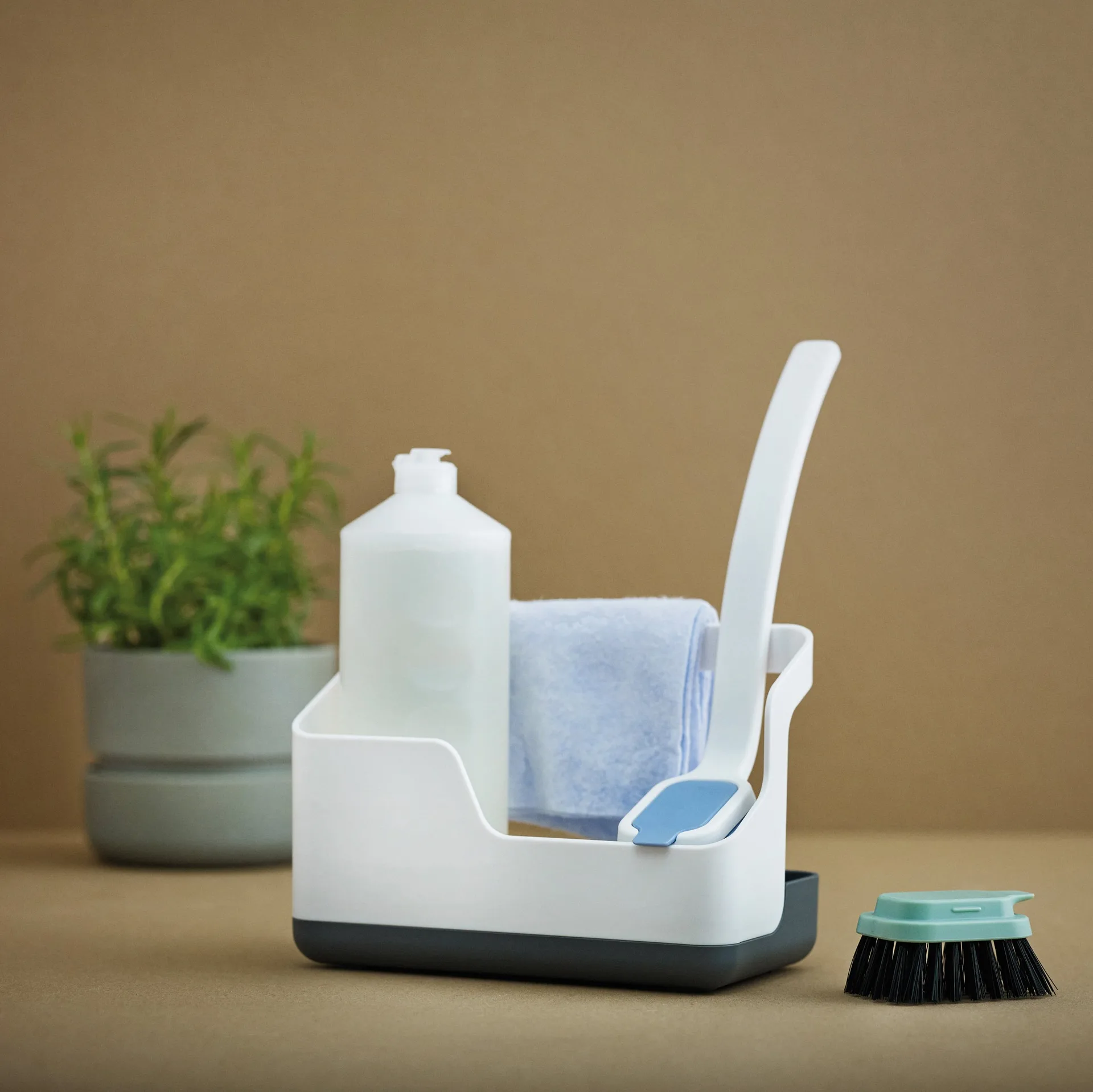 Sink-Caddy Verwahrung, Weiß-grau RIG-TIG