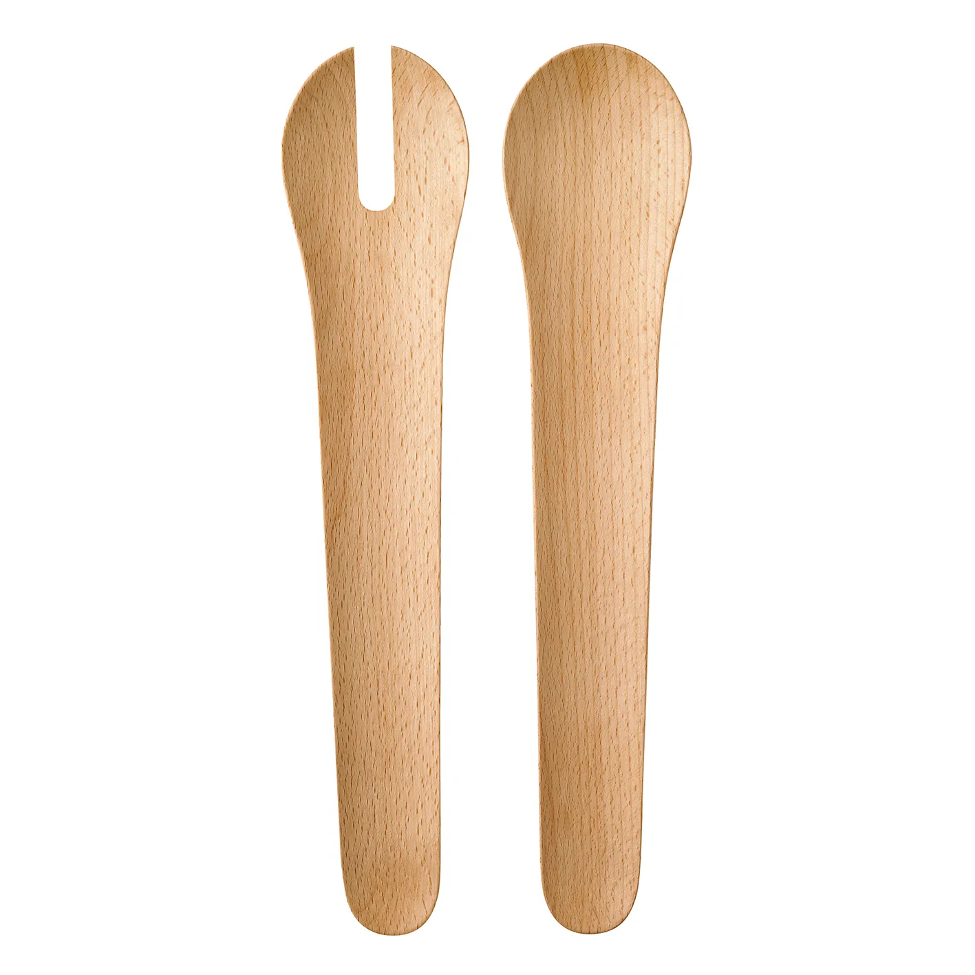 TOSS-IT Salatbesteck, Buche RIG-TIG