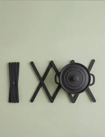 TRIX Topfuntersetzer - Schwarz, 20,7 cm - RIG-TIG