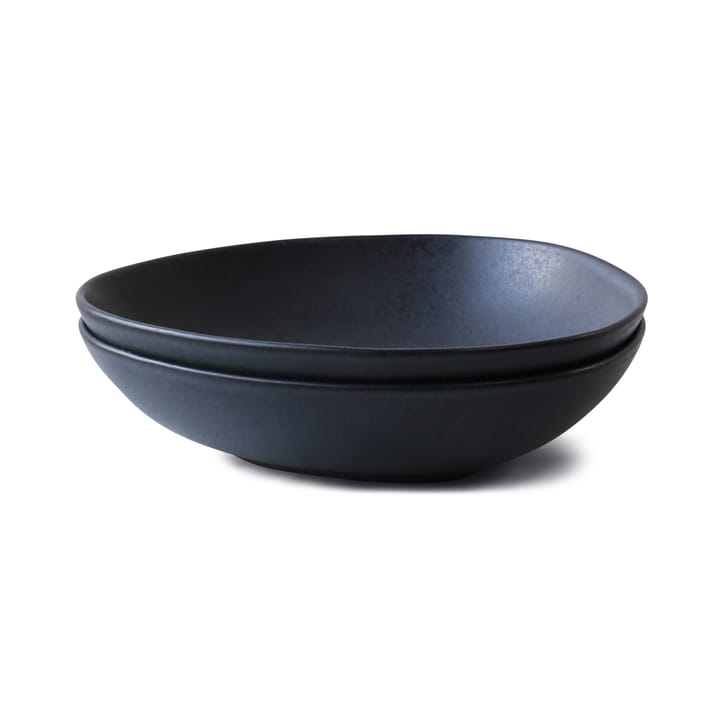 Deep plate no.52 2er Pack - Lava stone - Ro Collection