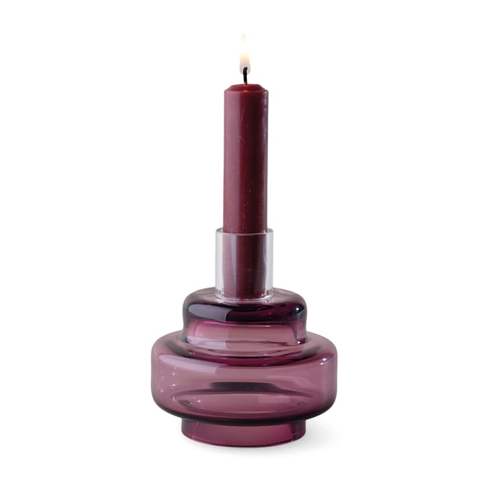 Glass candlestick no. 54, Heather Ro Collection