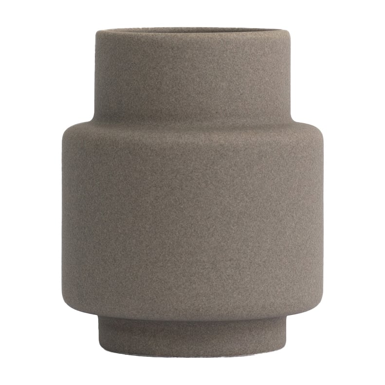 Ro Collection Hurricane Vase Ø 12 Dark Stone