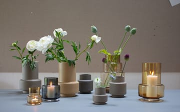 Hurricane Vase Ø 12 - Light Stone - Ro Collection