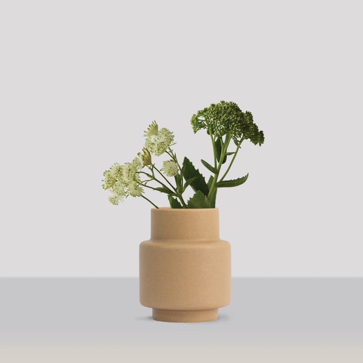 Hurricane Vase Ø 12 - Soft Ochre - Ro Collection
