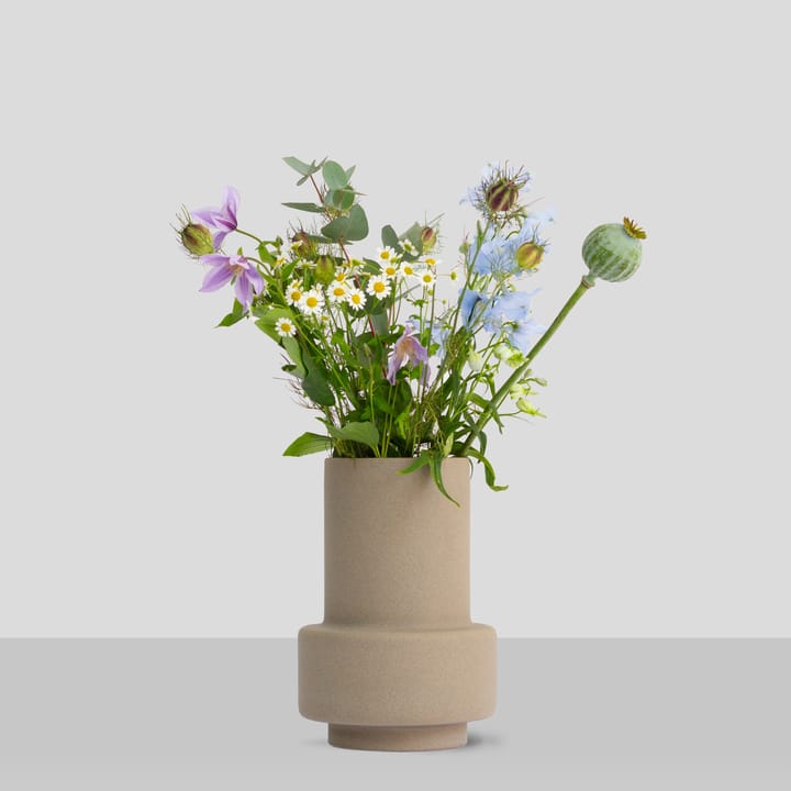 Hurricane Vase L Ø 17 - Light Stone - Ro Collection