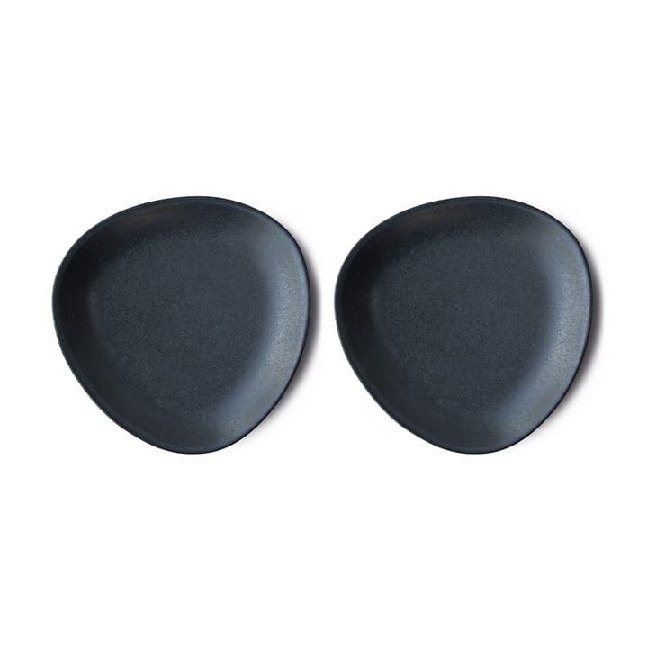 Plate no.33 2er Pack - Lava stone - Ro Collection