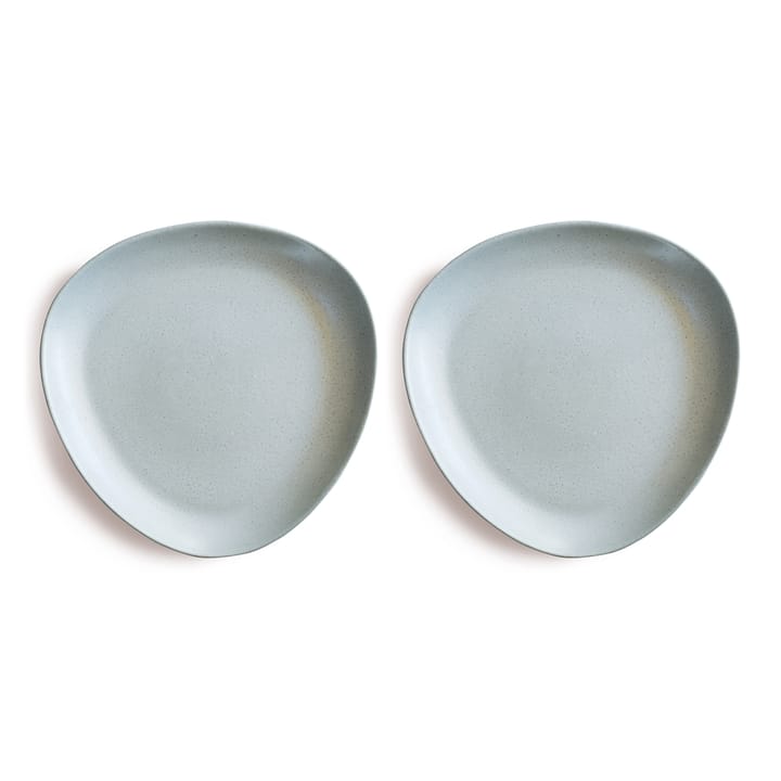 Plate no.34 2er Pack, Ash grey Ro Collection