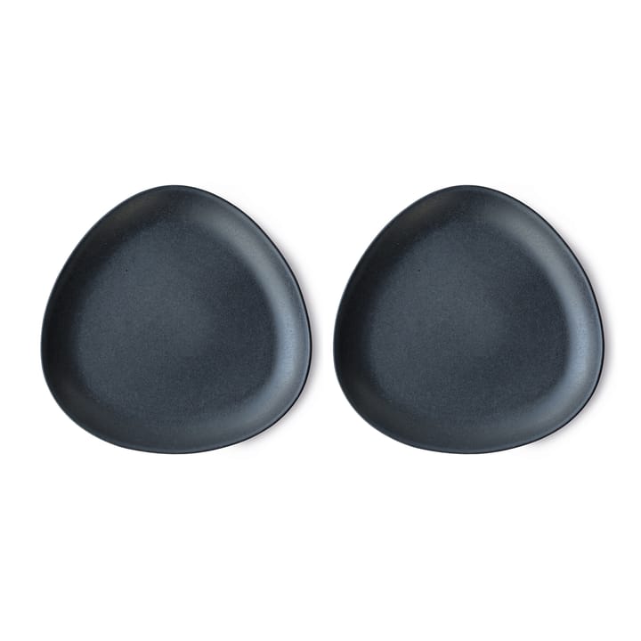 Plate no.34 2er Pack - Lava stone - Ro Collection