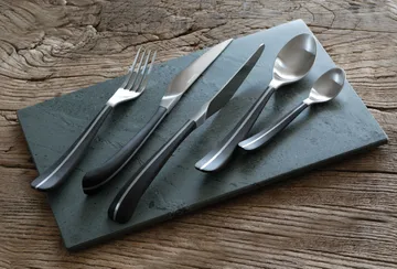 Contour Teelöffel - Schwarz - Robert Welch