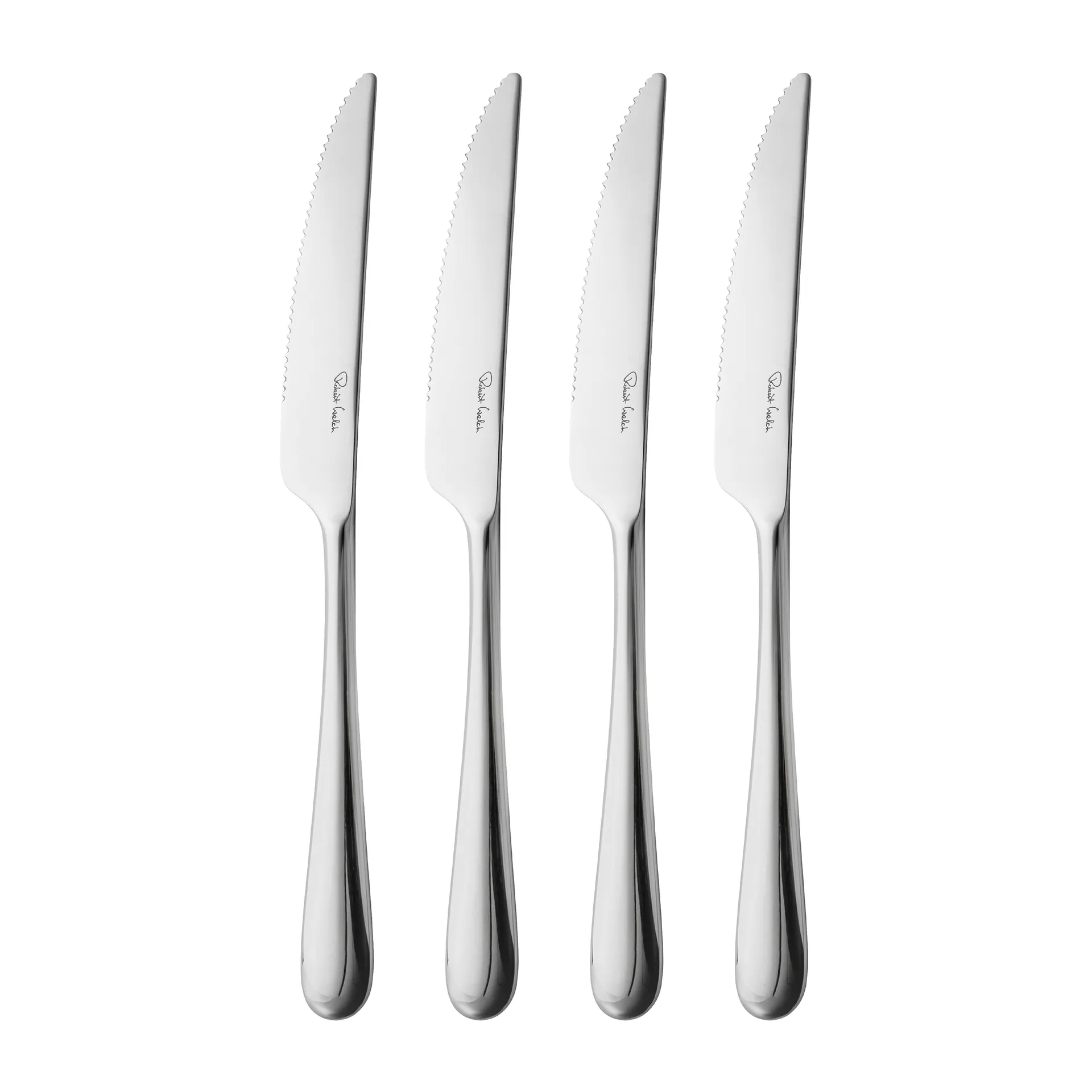 Kingham Bright Grillmesser 4er Pack, Edelstahl Robert Welch