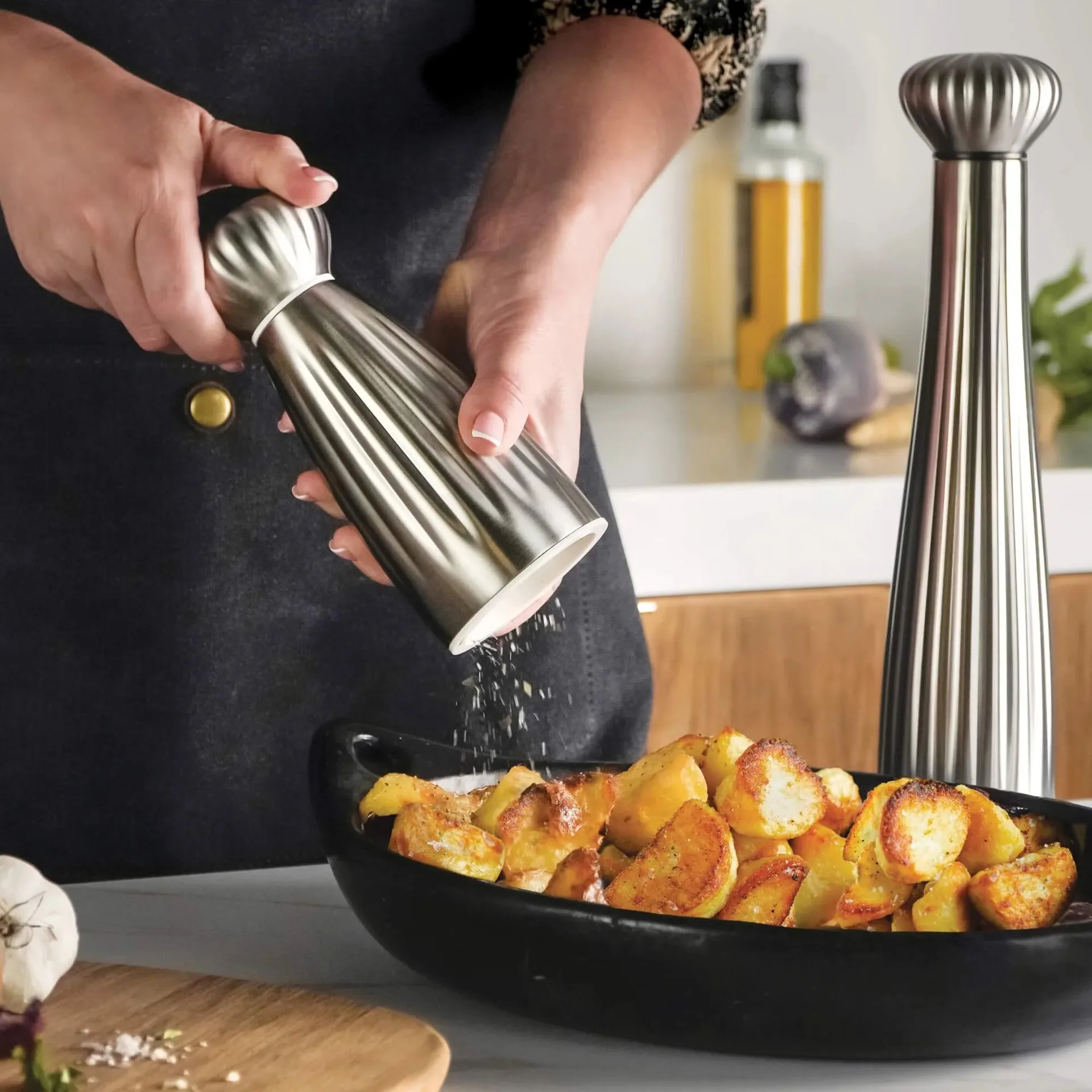 Palm Bright Salzmühle, Small-rostfreier Stahl Robert Welch