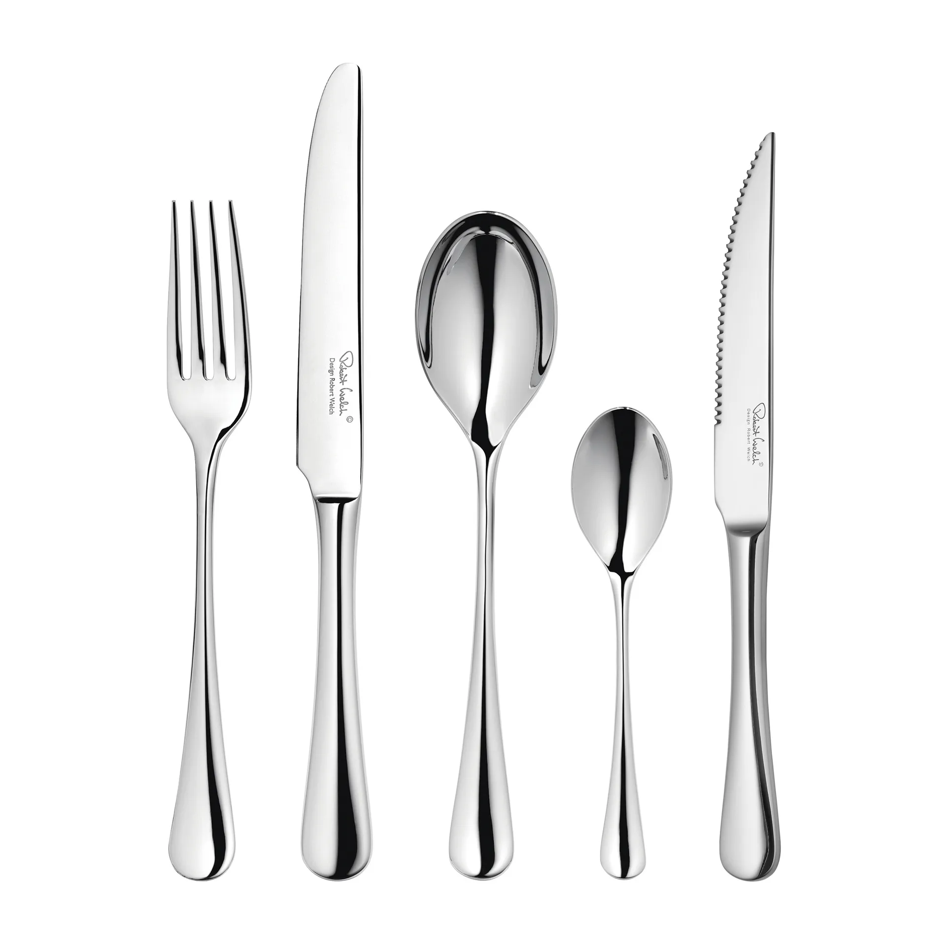 Radford Besteck-Set glänzend, 24 Teile + 6 Grillmesser Robert Welch