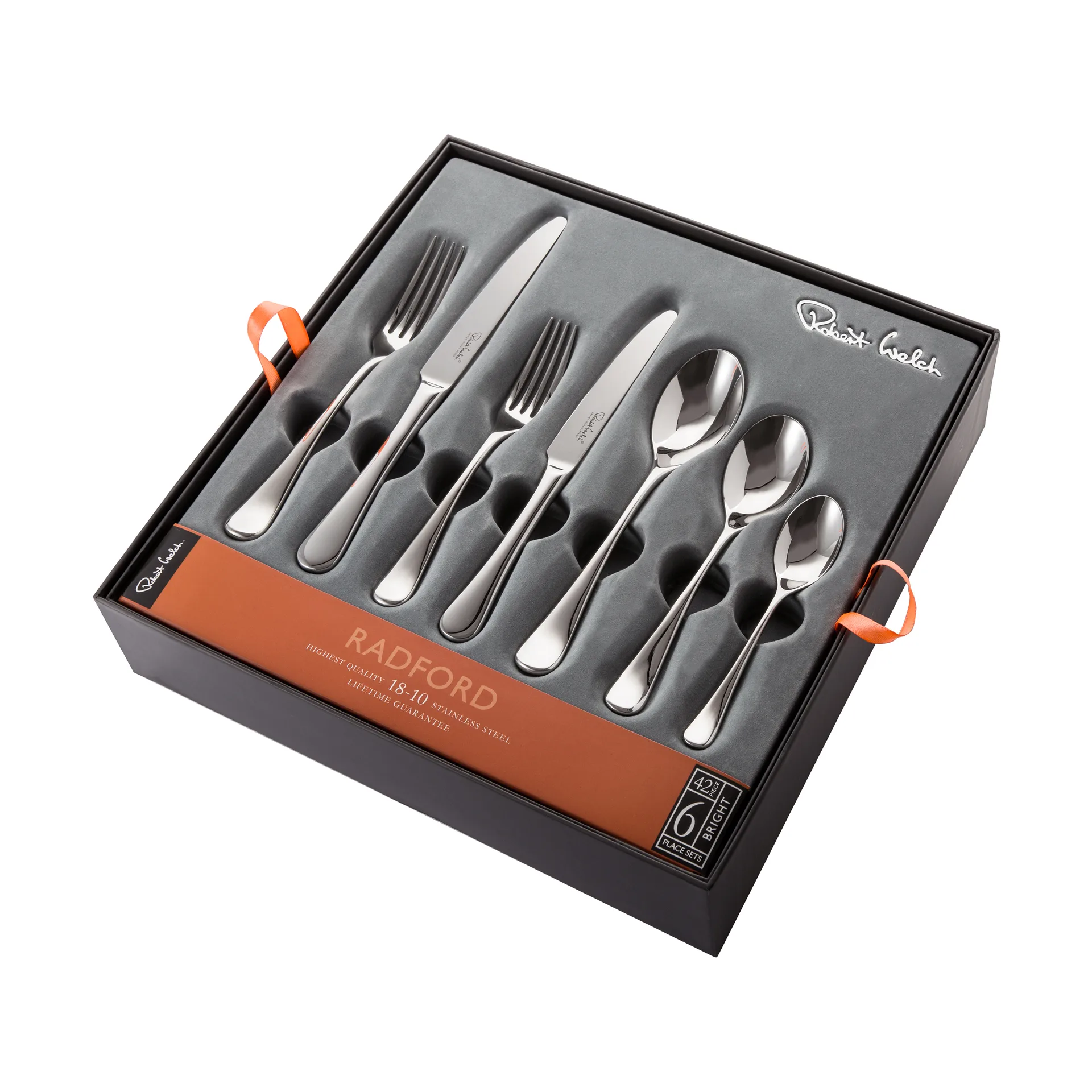 Radford Besteck-Set glänzend, 42 Teile Robert Welch