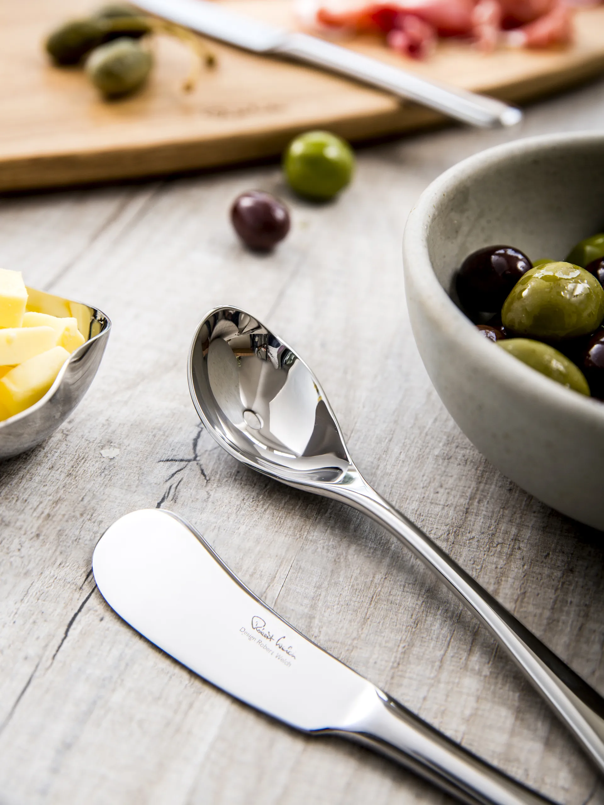 Radford Olivelöffel glänzend, Edelstahl Robert Welch