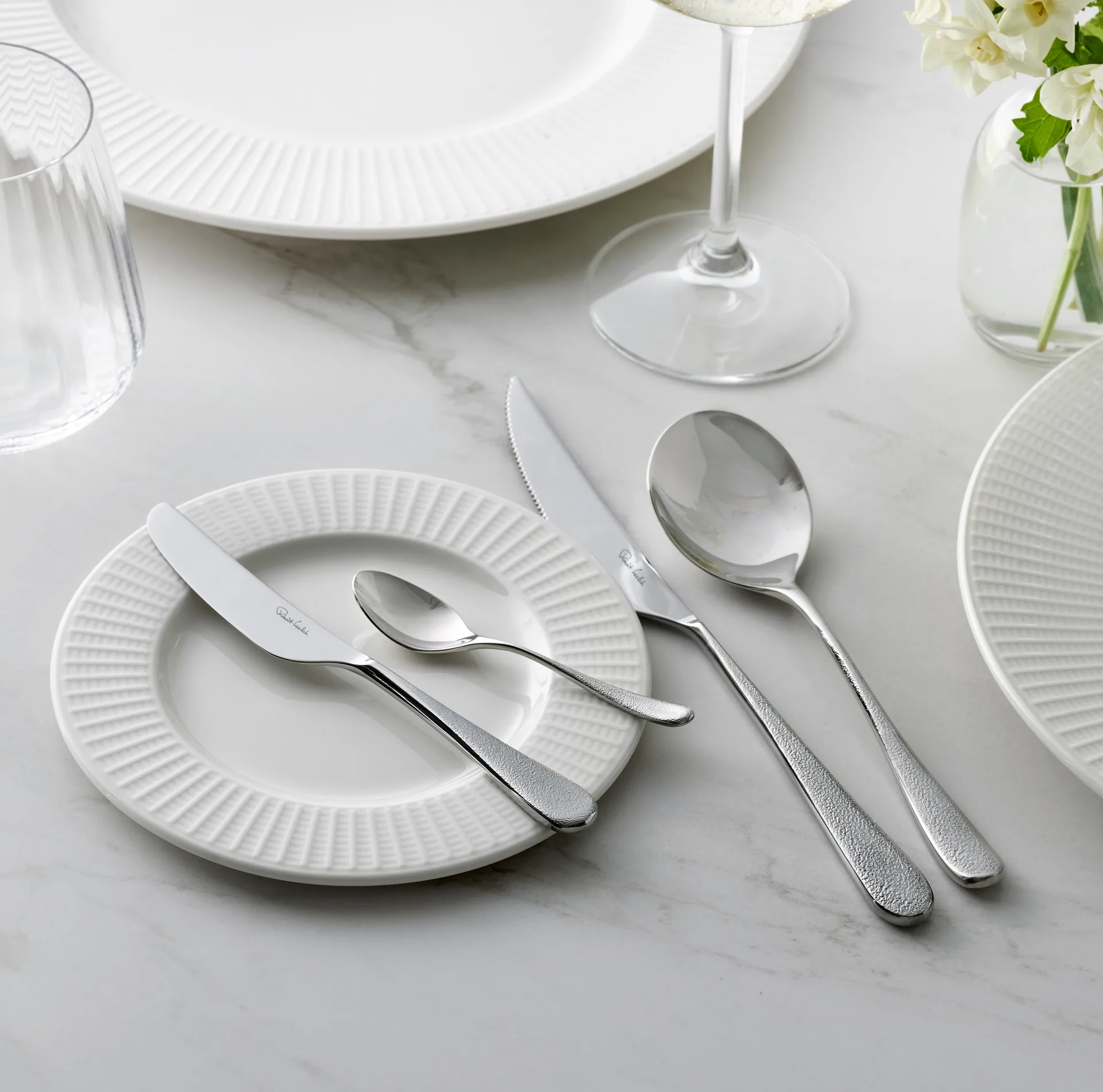 Sandstone Steakmesser glänzend, Edelstahl Robert Welch