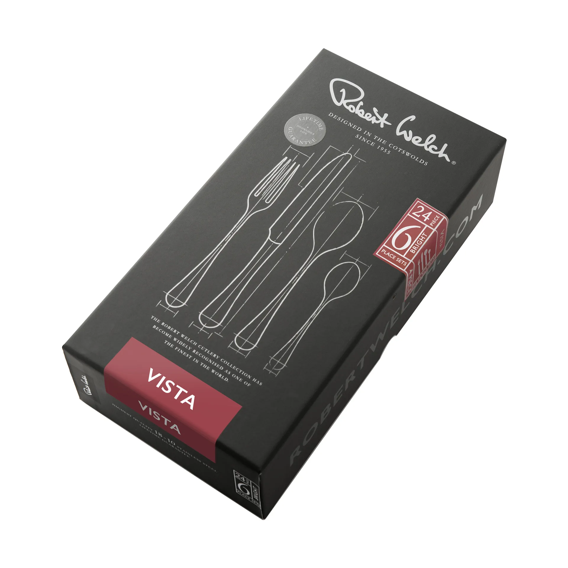 Vista Bright Besteckset, 24 Teile Robert Welch