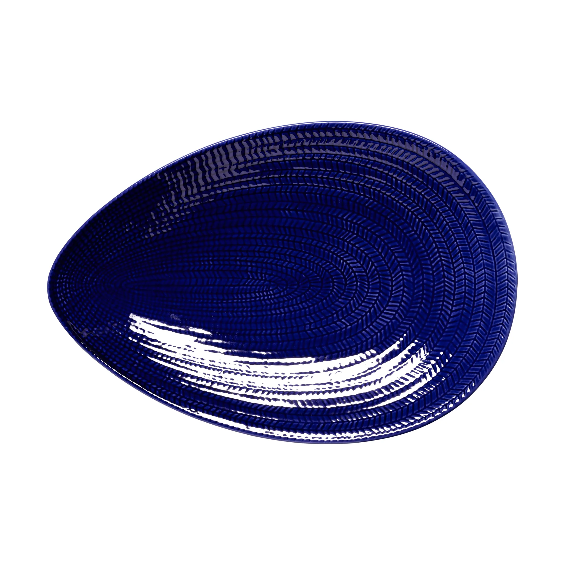 Blå eld serveringsfat, Blau, 20x29 cm Rörstrand