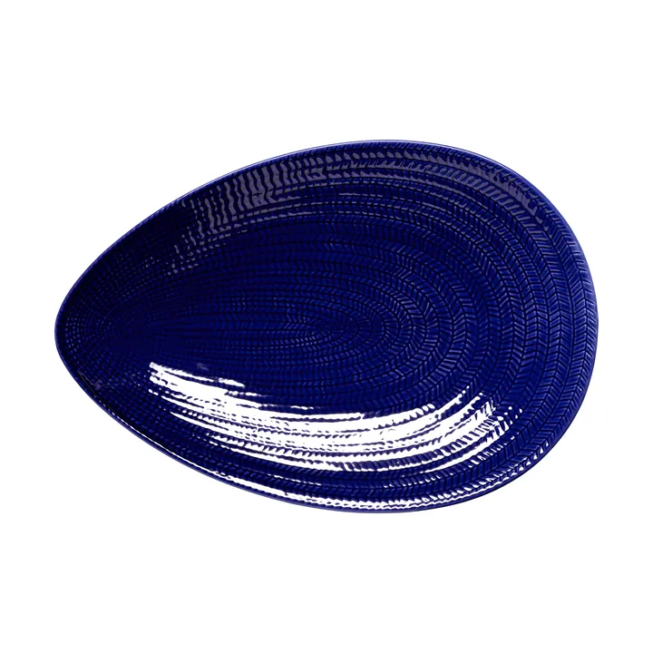 Blå eld serveringsfat - Blau, 20x29 cm - Rörstrand