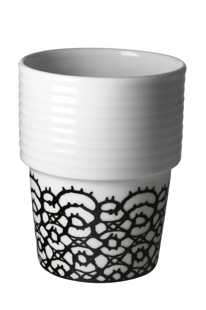 Filippa K Becher, Schwarze Spitzen 2er Pack Rörstrand