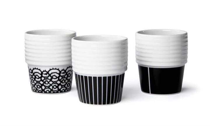 Filippa K Becher, Schwarze Spitzen 2er Pack Rörstrand
