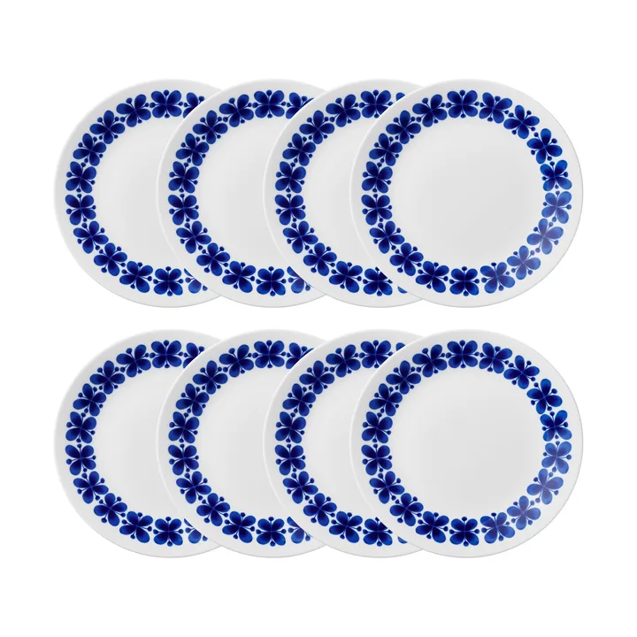 Mon Amie Teller Ø24 cm 8er-Pack - Blau - Rörstrand