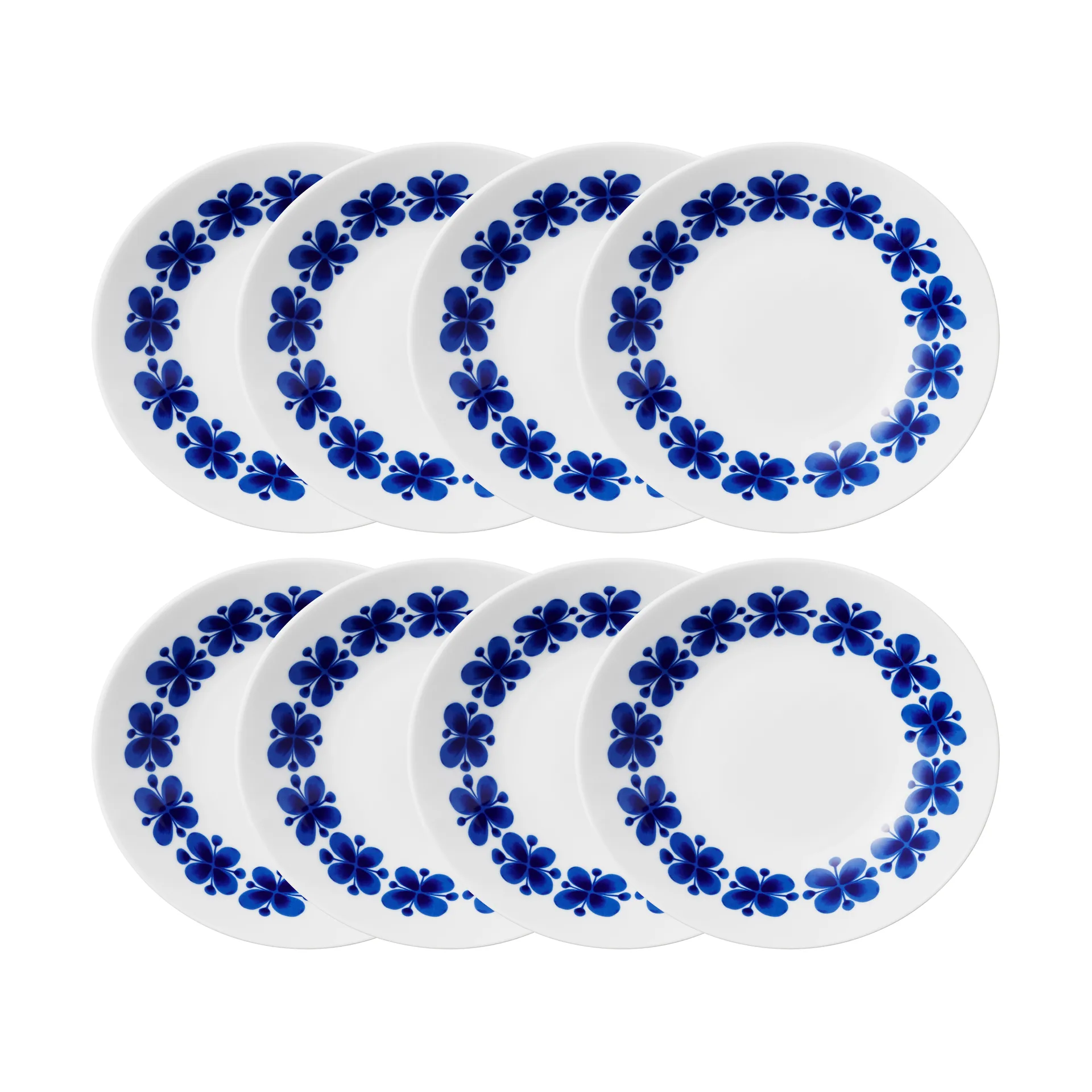 Mon Amie tiefer Teller Ø20 cm 8er-Pack - Blau,  Rörstrand
