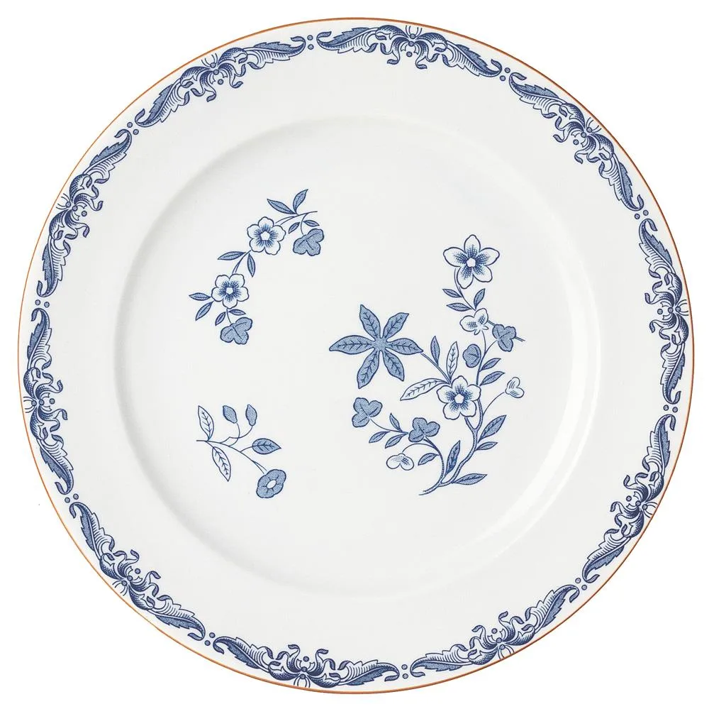 Ostindia flacher Teller, Blau, Ø21cm Rörstrand