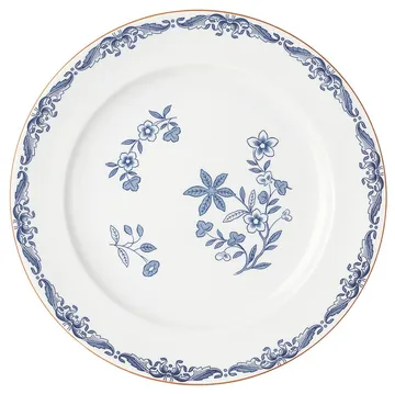 Ostindia flacher Teller - Blau, Ø21cm - Rörstrand