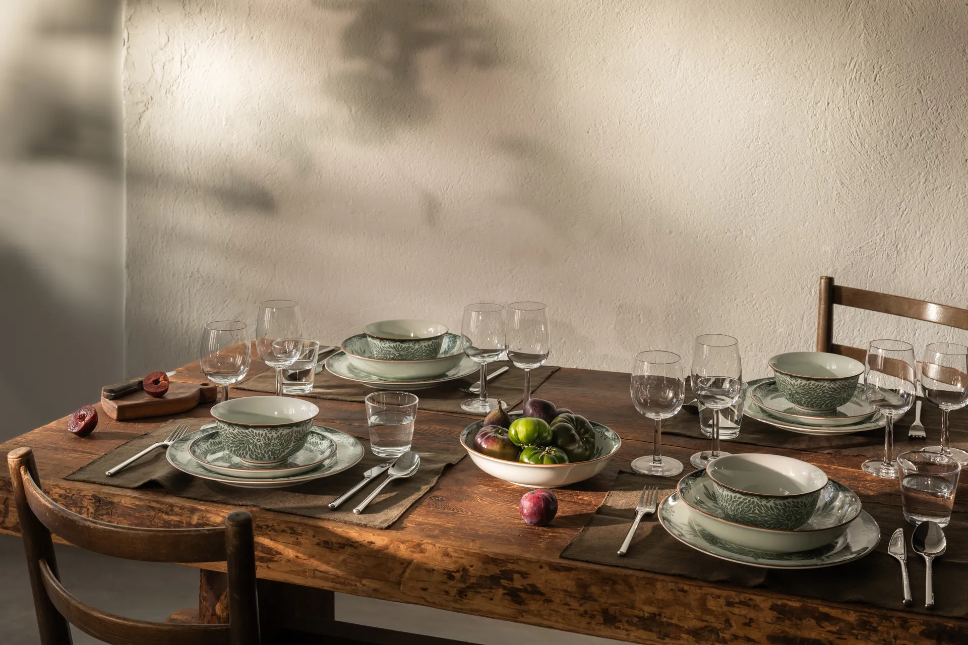 Ostindia Floris kleiner Teller Ø16cm, Grün Rörstrand