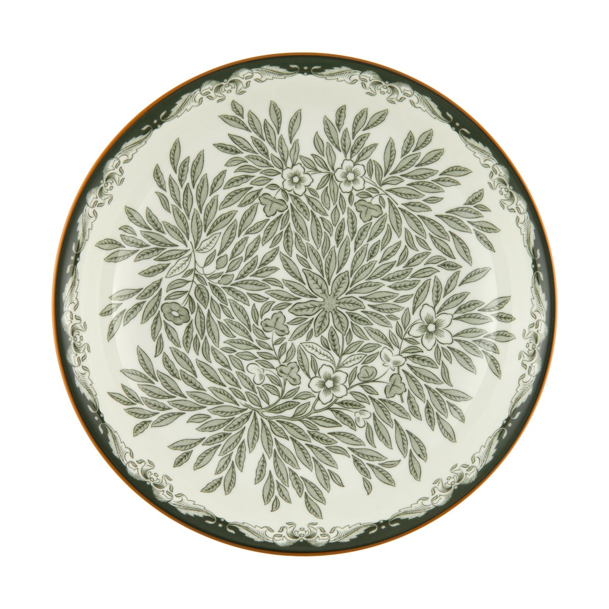 Rörstrand Ostindia Floris tiefer Teller Ø22 cm Grün