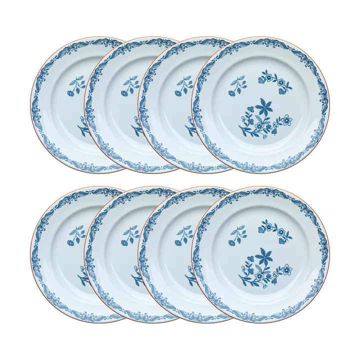 Ostindia Teller Ø27 cm 8er-Pack – Blau - Rörstrand