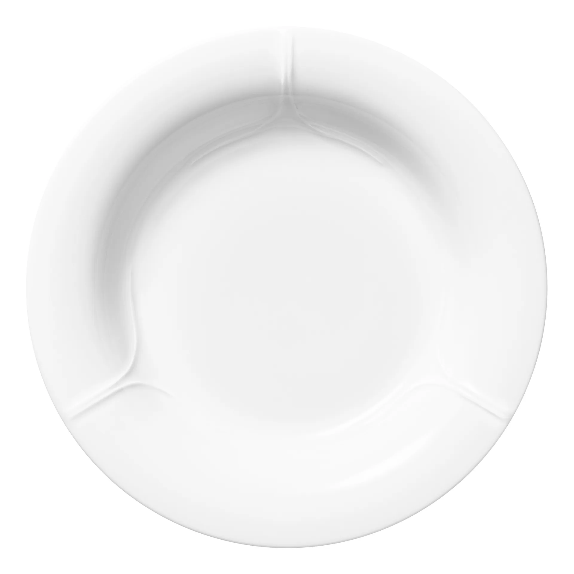 Pli Blanc tiefer Teller 23cm, Weiß Rörstrand