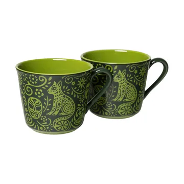 Rörstrand Blossa Tasse - Grün, 14 cl, 2-teilig - Rörstrand