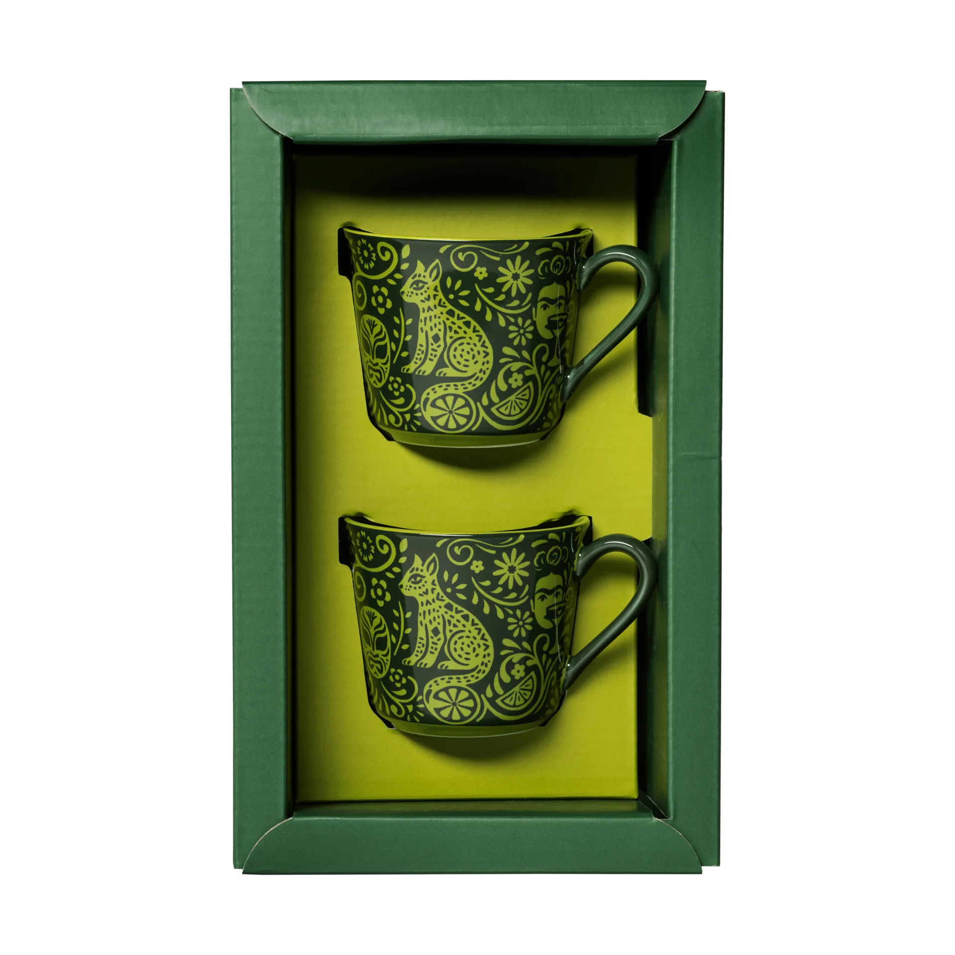 Rörstrand Blossa Tasse, Grün, 14 cl, 2-teilig Rörstrand