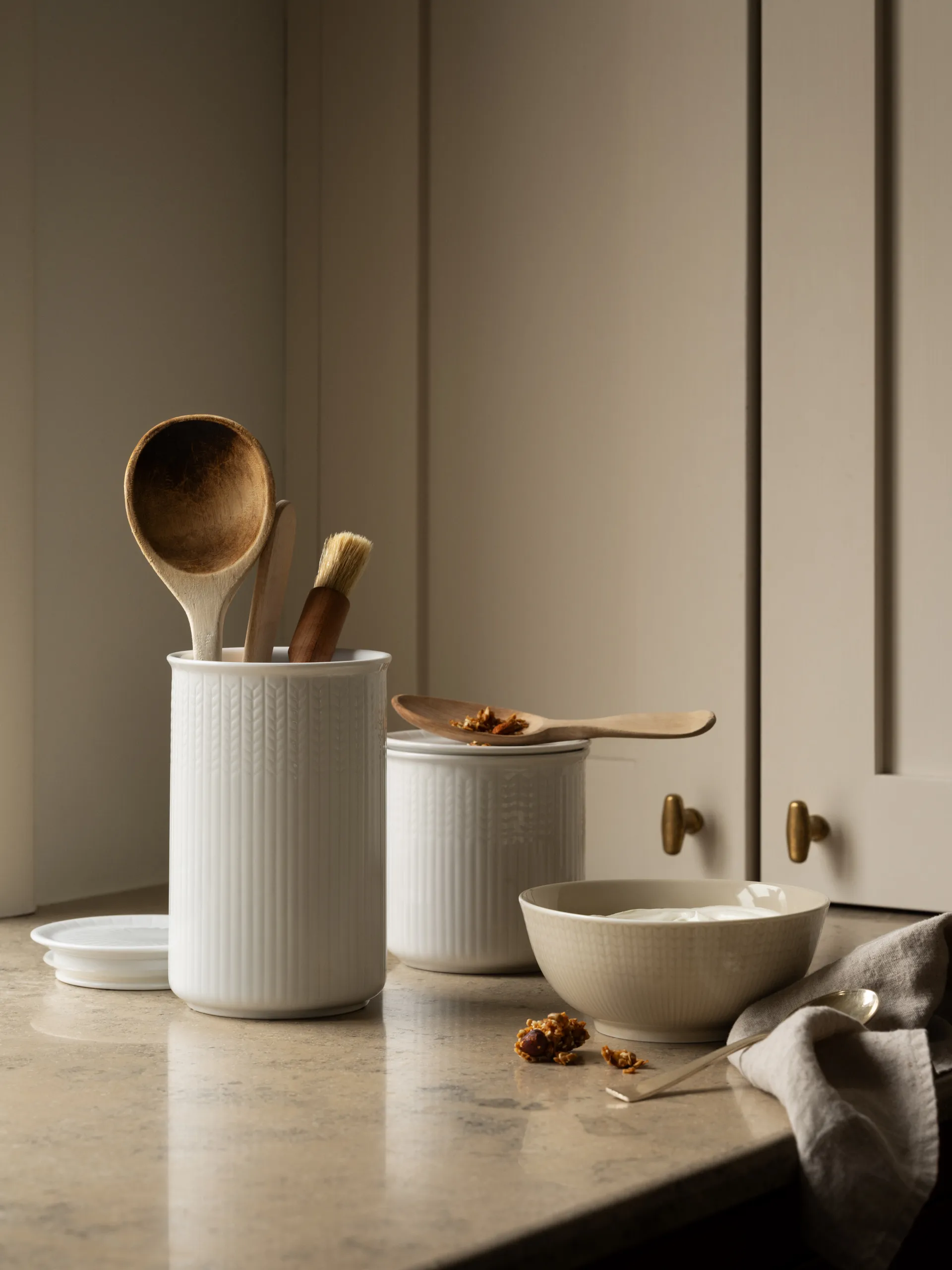 Swedish Grace Aufbewahrungsdose L 1,3 L, Schnee Rörstrand