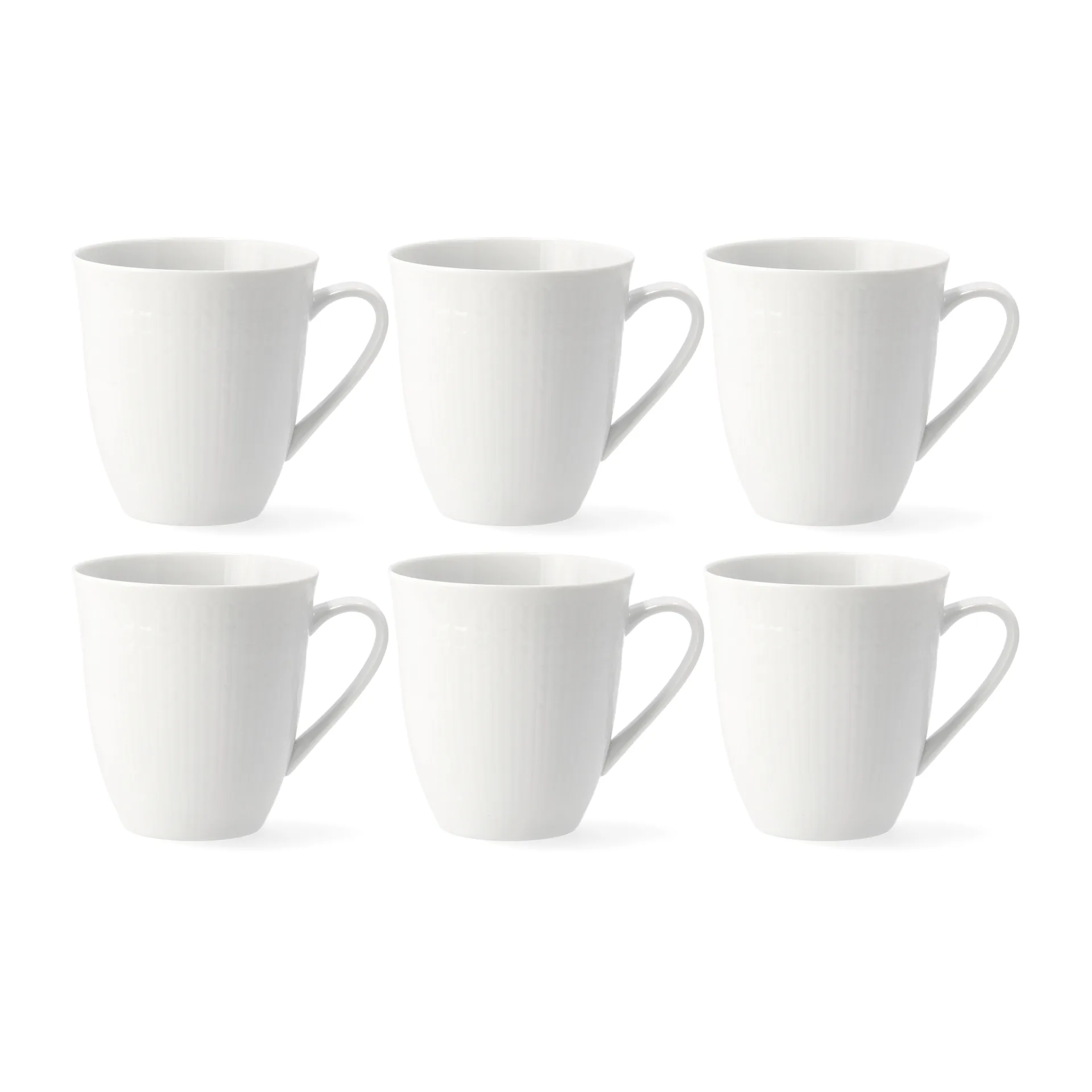 Swedish Grace große Tasse 6er Pack Weiß,  Rörstrand