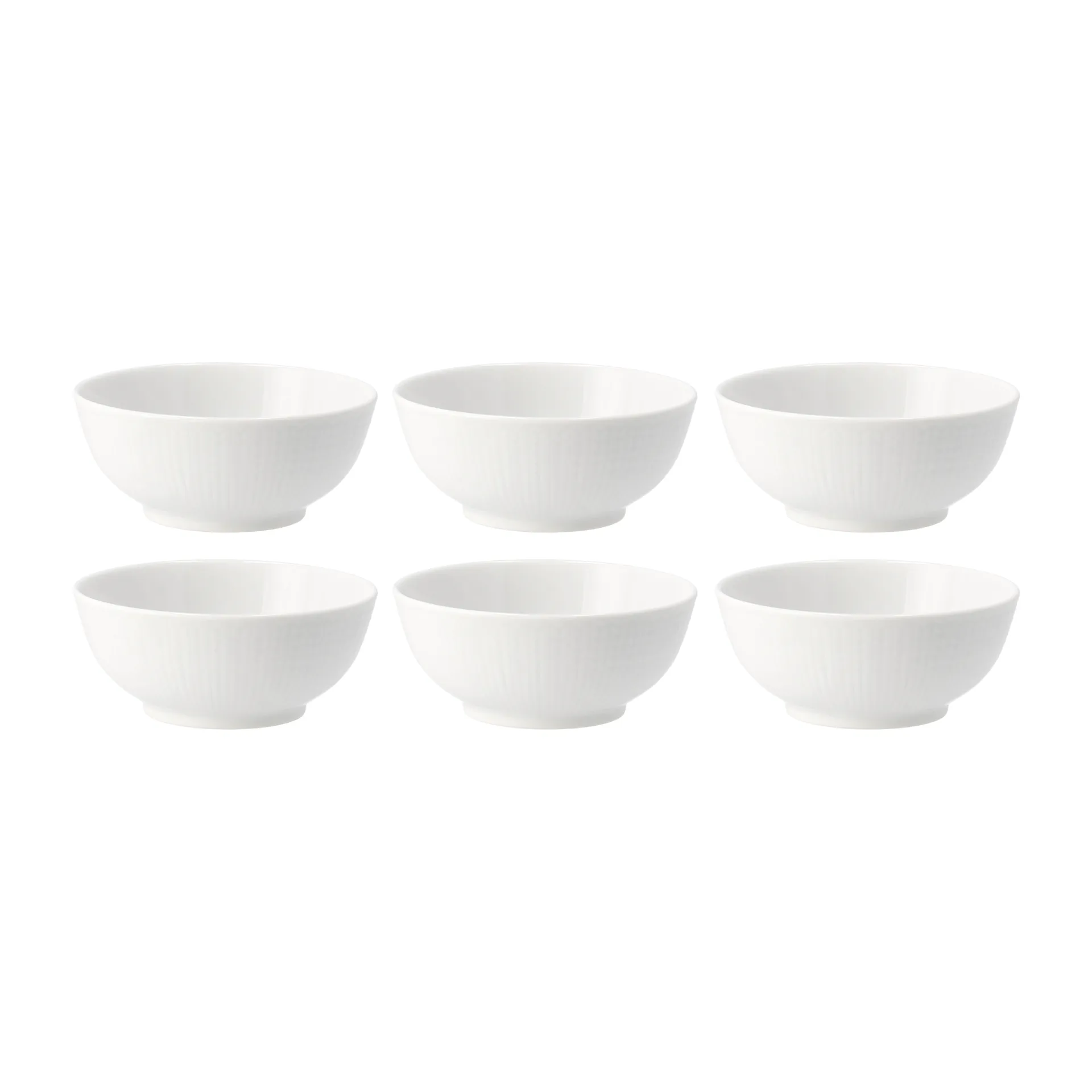 Swedish Grace kleine Schale 6er Pack Weiß,  Rörstrand