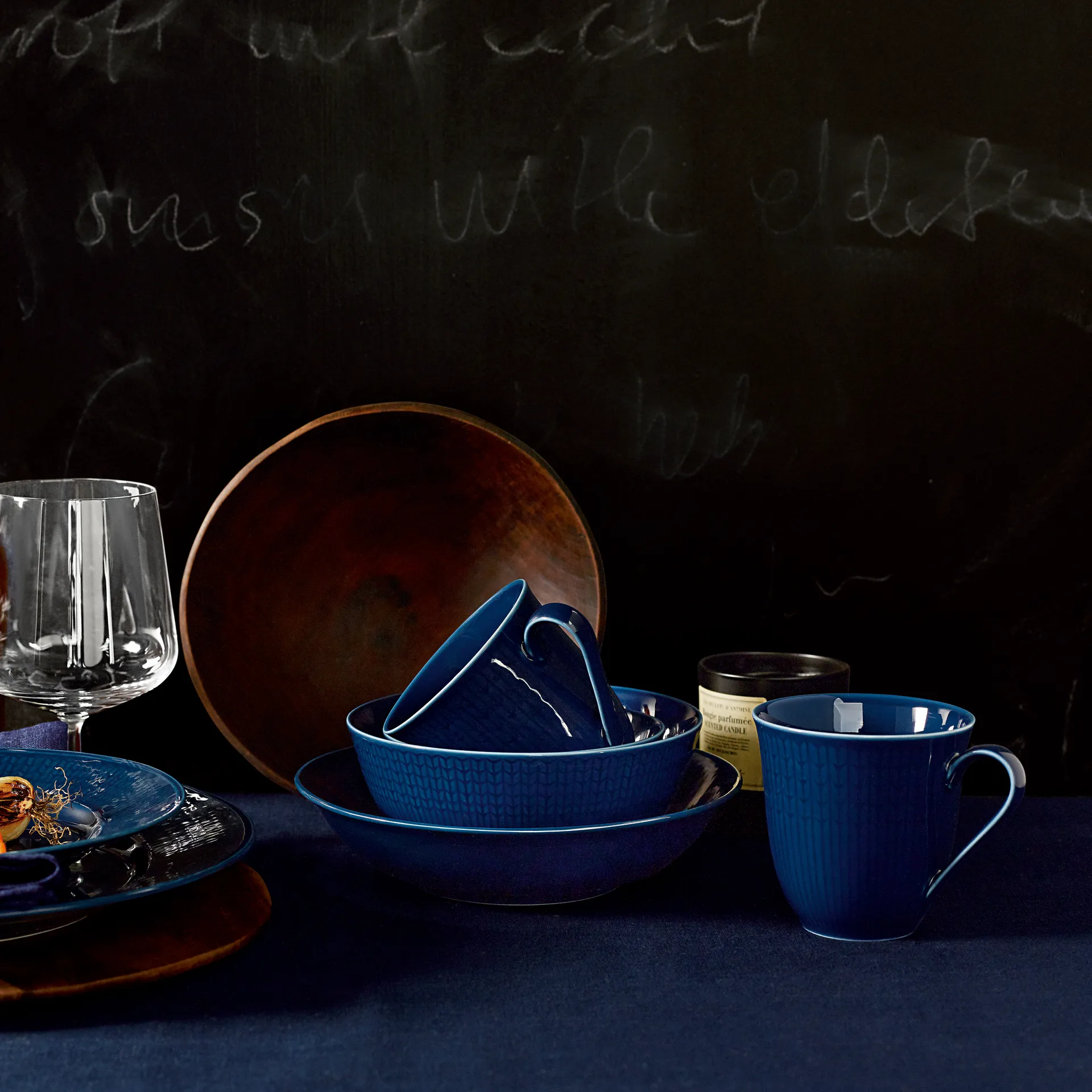 Swedish Grace kleine Schale, Mitternachtsblau 30cl Rörstrand