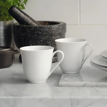 Swedish Grace kleine Tasse 6er Pack Weiß 30cl - Rörstrand