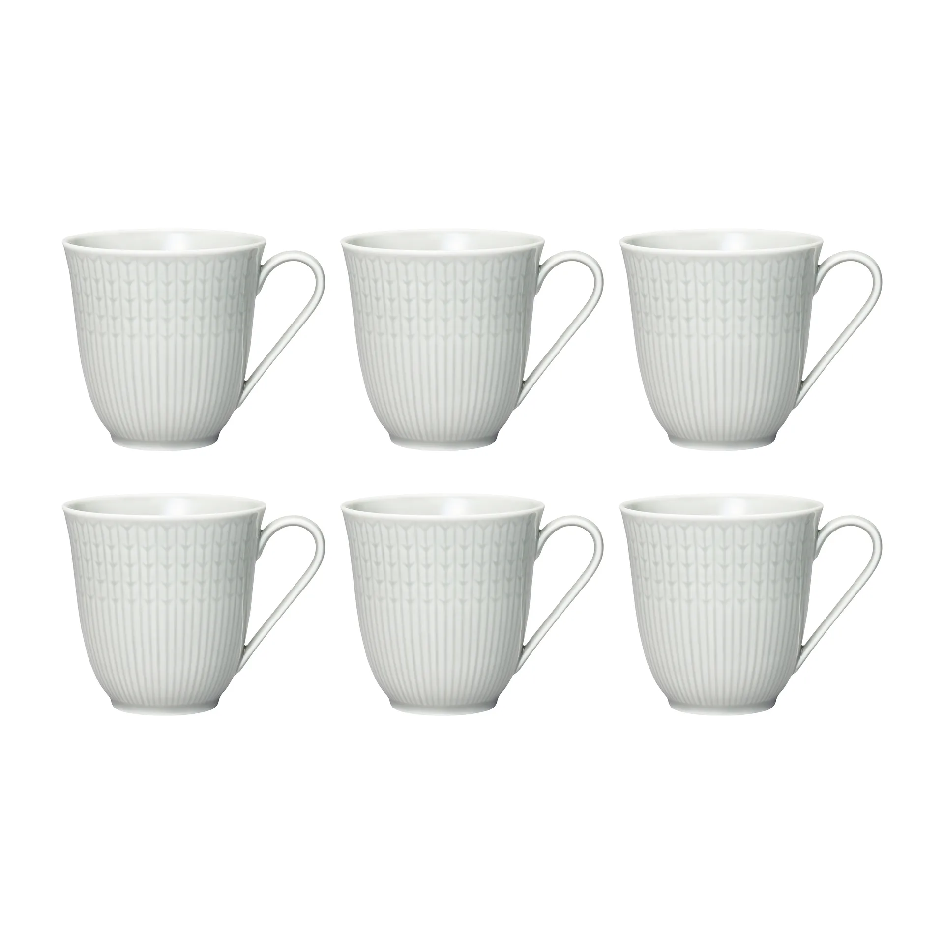 Swedish Grace Tasse klein 6er Pack Nebel (grau),  Rörstrand