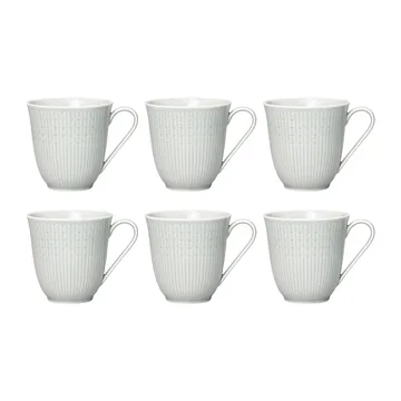 Swedish Grace Tasse klein 6er Pack Nebel (grau) - Rörstrand